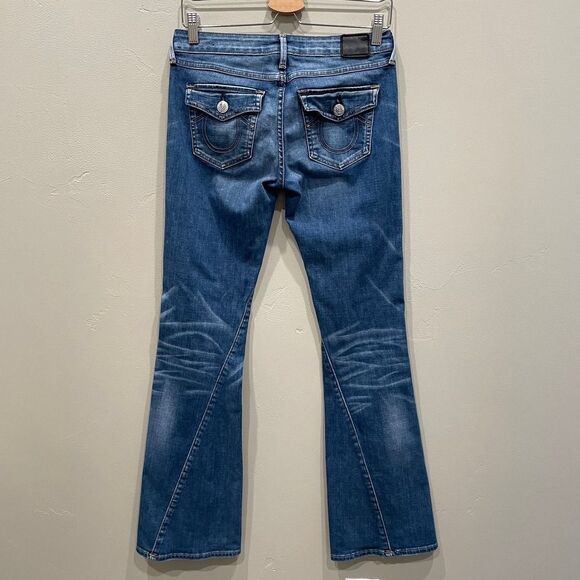 True Religion Joey Low Rise Flare Jeans - Size: 28 - Picture 2 of 10